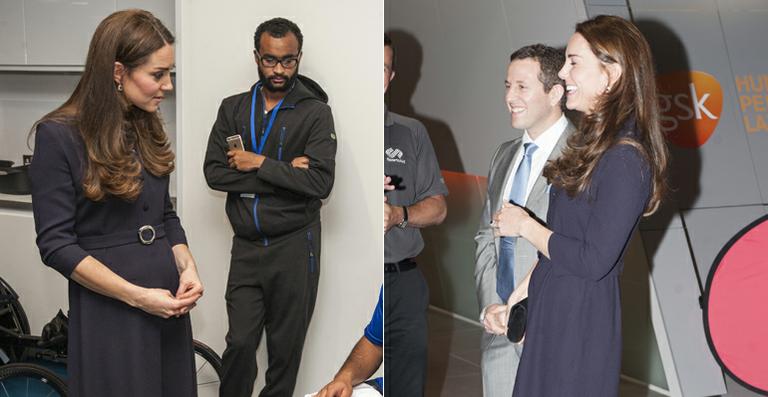 Kate Middleton: barriguinha fica mais evidente em nova aparição pública