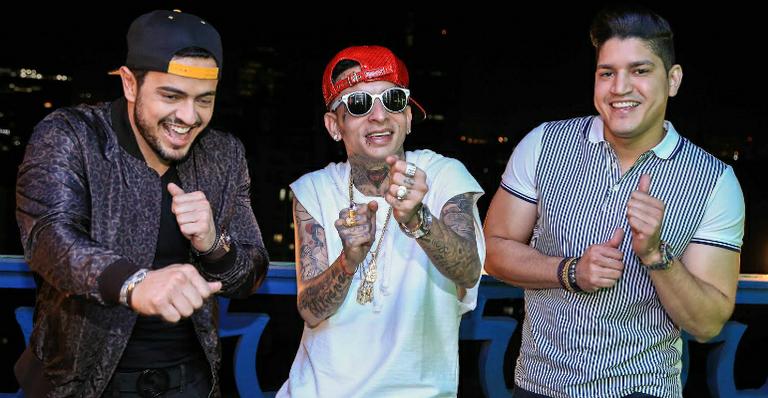 MC Guimê grava clipe em cobertura de prédio em São Paulo