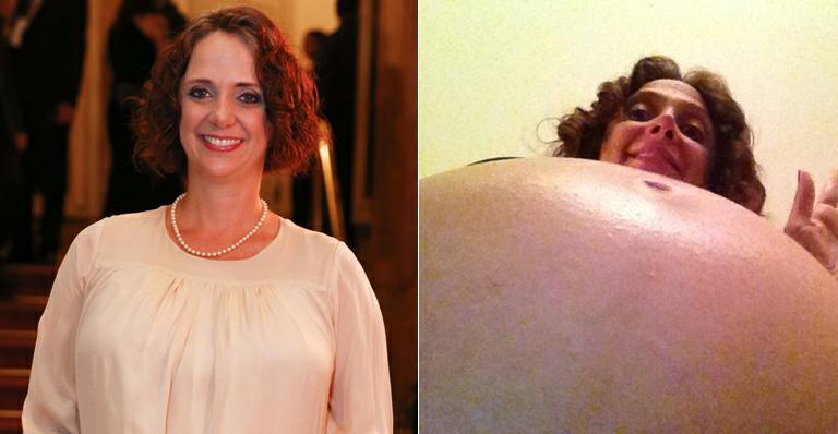 Letícia Isnard mostra barrigão prestes a dar à luz sua primeira filha