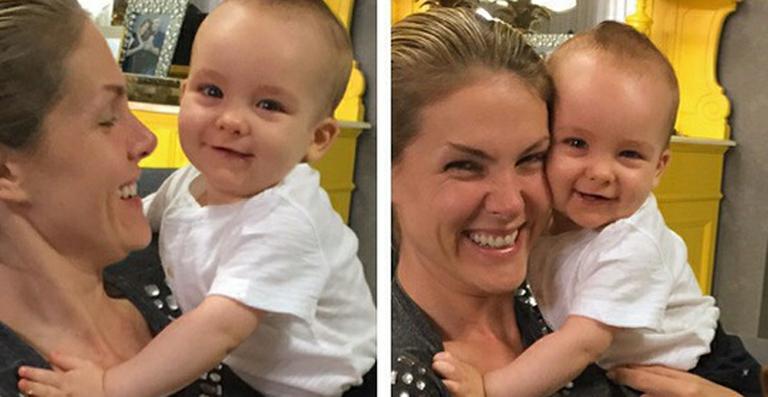 Ana Hickmann fala do filho, Alexandre: ‘Sou muito zelosa’