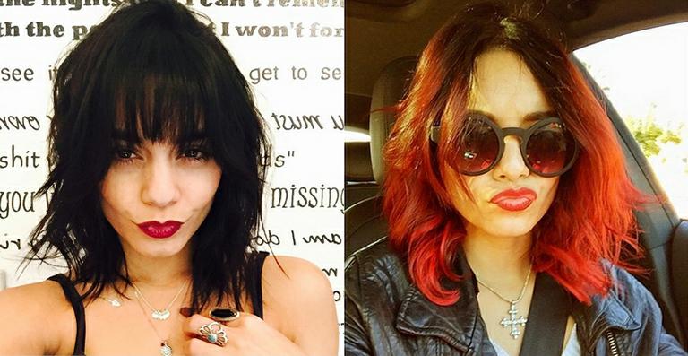 Vanessa Hudgens volta a mudar o visual e fica morena