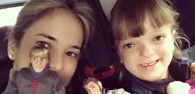 Sem make, Ticiane Pinheiro se diverte com Rafa Justus