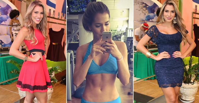 Adriana Sant’anna revela como mantém sua barriga chapada e o cabelo perfeito