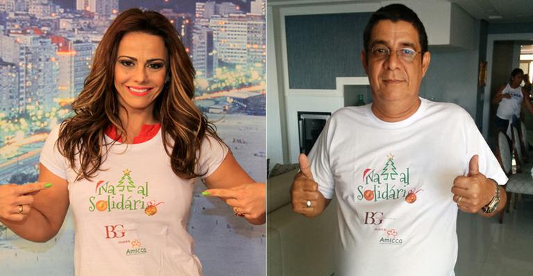 Viviane Araújo, Zeca Pagodinho e vários famosos apoiam campanha Natal Solidário