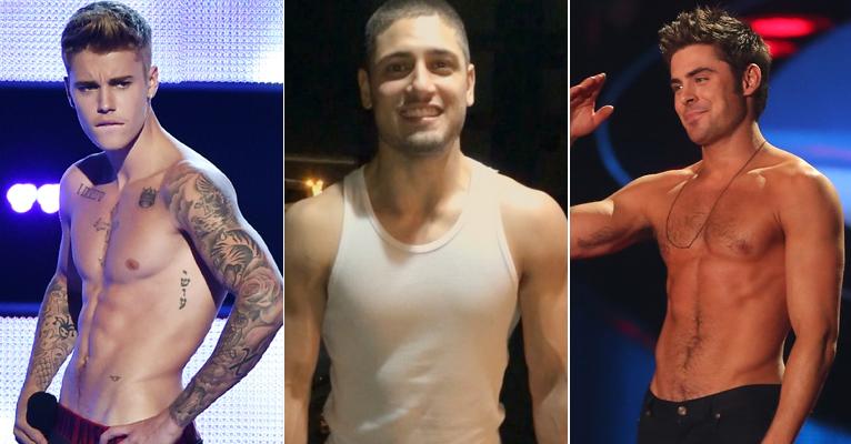 Veja 10 ídolos teen, como Justin Bieber, que ficaram malhados