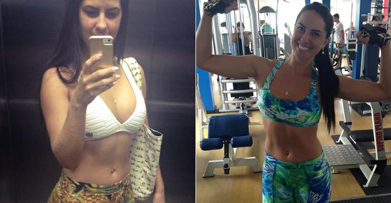 Graciele Lacerda exibe barriga chapada em foto: ‘Sem preguiça’