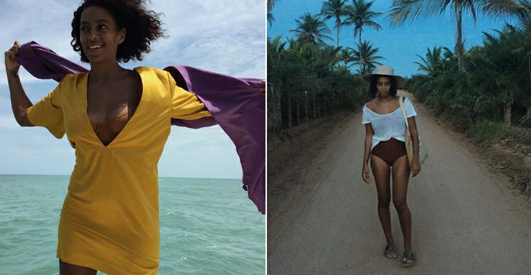 Irmã de Beyoncé, Solange Knowles mostra fotos de sua lua de mel em Trancoso