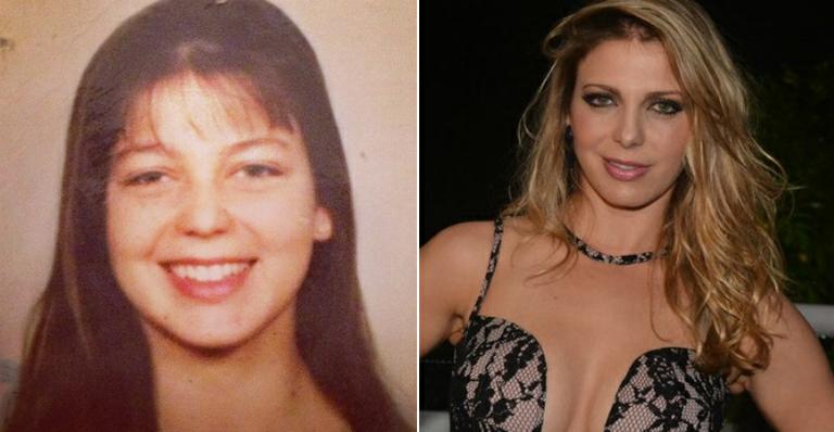 Ainda morena! Sheila Mello mostra foto antiga e aparece trabalhando em fast food