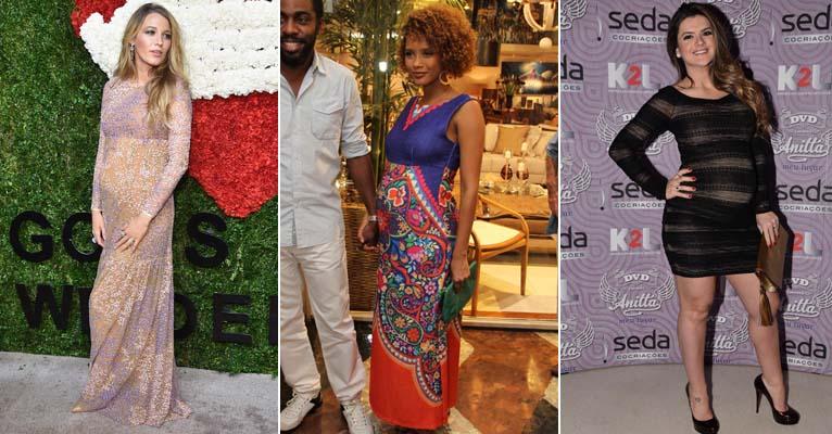 Veja as 10 grávidas mais estilosas e elegantes de 2014, como Taís Araújo