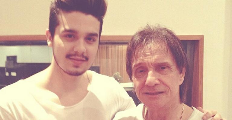 Luan Santana ensaia com Roberto Carlos e se emociona: ‘Foi uma dádiva’