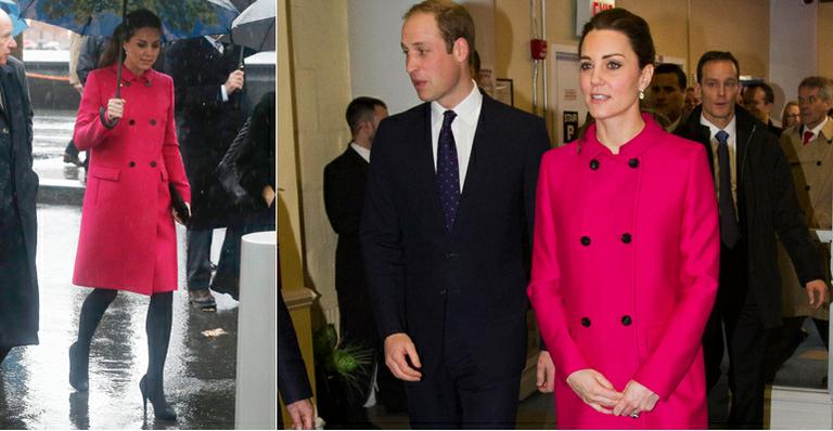 Kate Middleton usa casaco de R$ 6100 em compromisso real