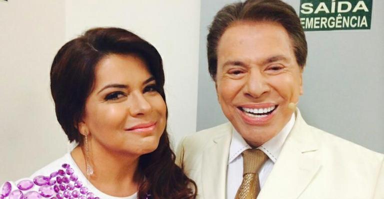 Silvio Santos brinca sobre novo visual de Mara Maravilha: ‘Agora você vai dar trabalho’