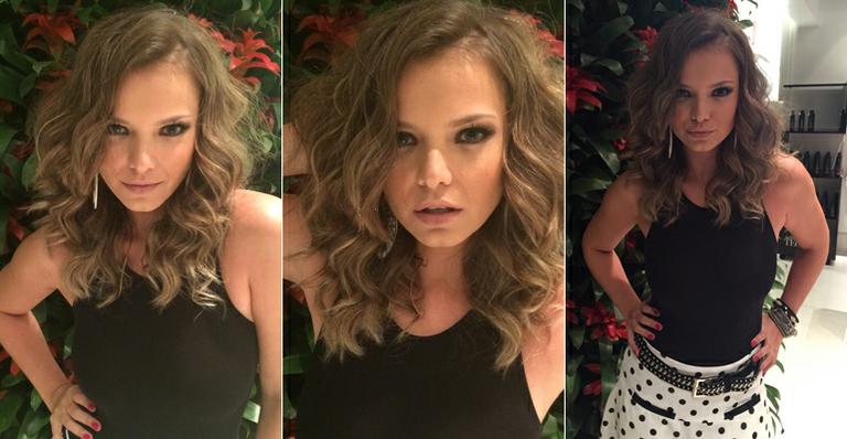 Milena Toscano muda o visual e faz repicado messy e sombré hair