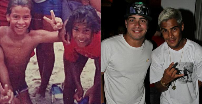 Reconhece? Thiago Martins mostra foto de infância no aniversário de Micael Borges
