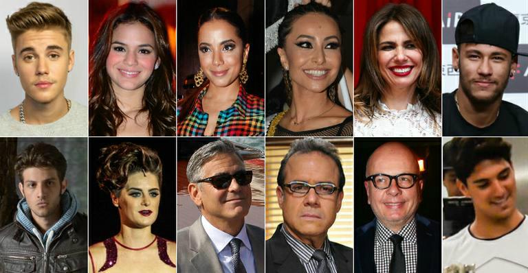 Relembre as celebridades que se destacaram em 2014