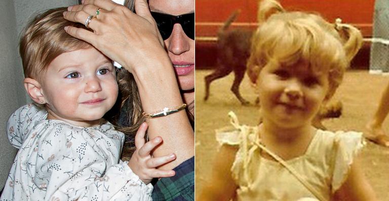 Filha de Gisele Bündchen e Tom Brady é a cara da mãe quando criança
