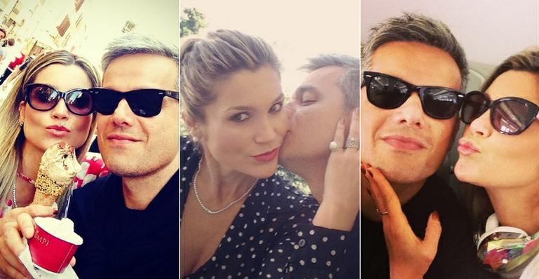 Veja 10 selfies apaixonadas de Flávia Alessandra e Otaviano Costa