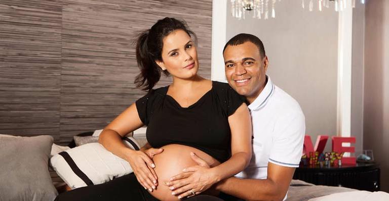 Luciele Di Camargo e Denílson: à espera do herdeiro, Davi