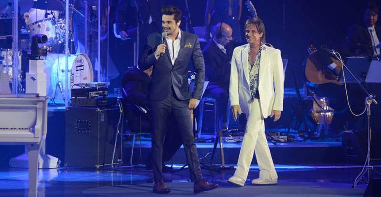 Roberto Carlos e Luan Santana: encontro no palco