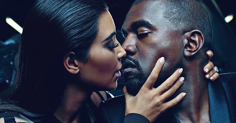 Kim Kardashian e Kanye West estrelam campanha sexy da Balmain