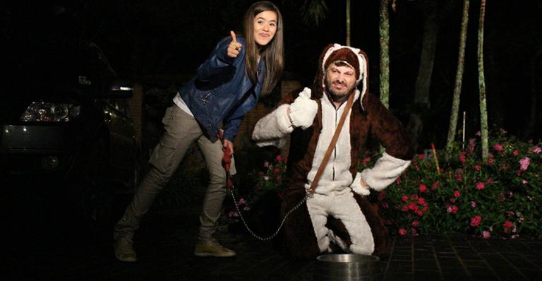 Danilo Gentili vira cachorro em ‘vingança’ de Maisa Silva