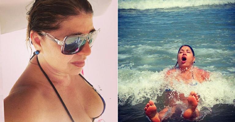 Roberta Miranda publica foto de biquíni e recebe elogios