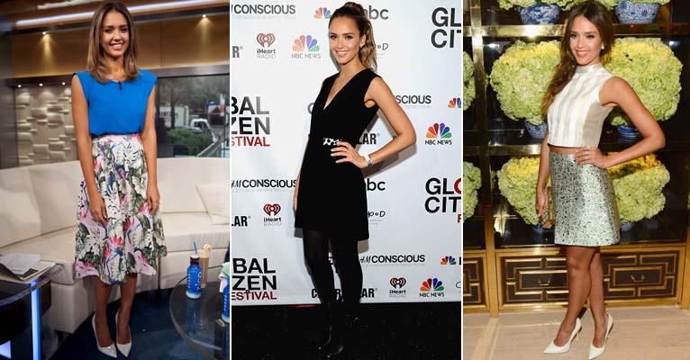 Os 30 looks mais estilosos de Jessica Alba em 2014