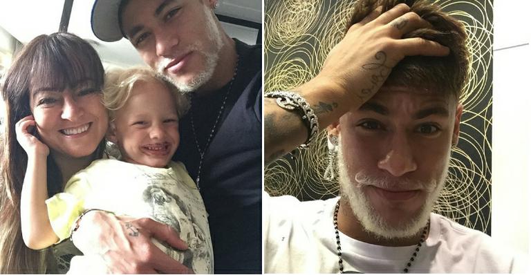 Em férias no Brasil, Neymar mostra foto com a mãe e com o filho, Davi Lucca