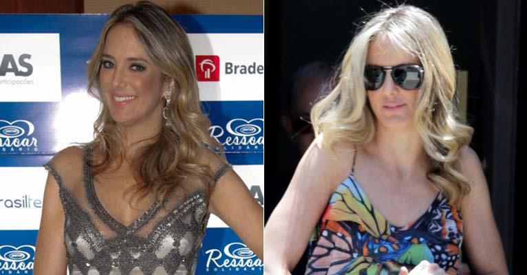 Ticiane Pinheiro é flagrada com novo visual: loira platinada