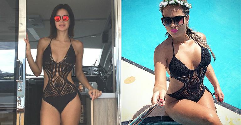 Geisy Arruda e Vera Viel usam o mesmo maiô; quem vestiu melhor?