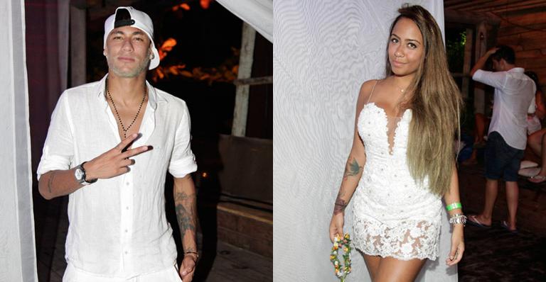 Neymar curte festa de Ano Novo ao lado da irmã, Rafaella Santos, e amigos
