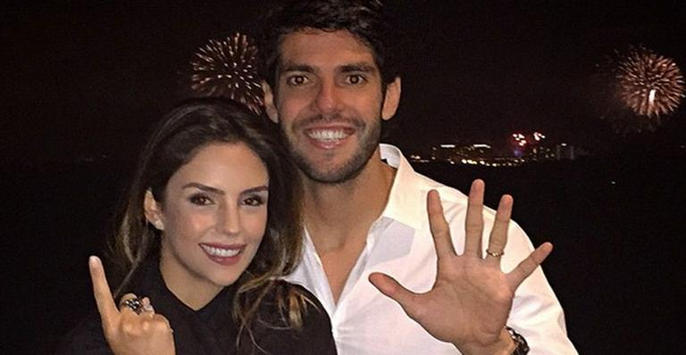 Após reatarem casamento, Carol Celico e Kaká passam réveillon juntos