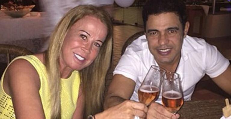 Após Ano Novo com Zilu, Zezé di Camargo se declara para Graciele Lacerda