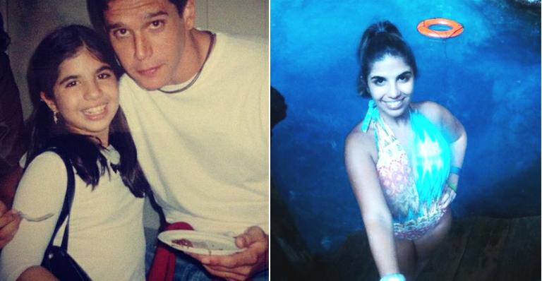 Ex-atriz mirim, Natalia Soutto posa sexy de biquini ao lado do namorado