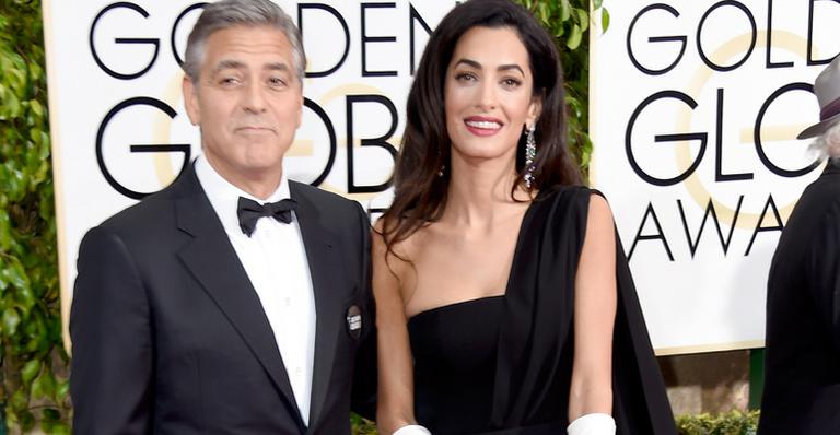 George Clooney repete smoking do casamento no Globo de Ouro