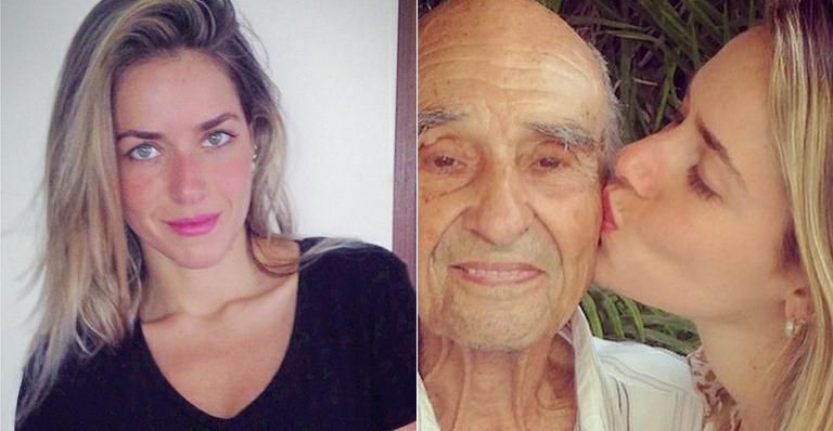 Monique Alfradique lamenta a morte do avô: ‘Hoje o céu está em festa’