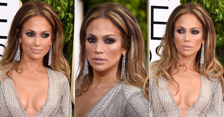 Aprenda o passo a passo da maquiagem sexy de Jennifer Lopez no Globo de Ouro