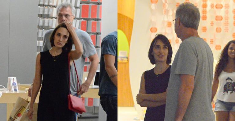 Pedro Bial aproveita folga antes do BBB para passear com a namorada, Maria Prata