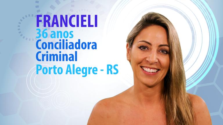 BBB 15: Francieli diz que se inspira em Marcelo Dourado