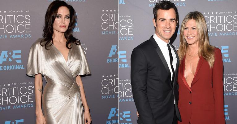 Angelina Jolie e Jennifer Aniston se evitam em premiação norte-americana