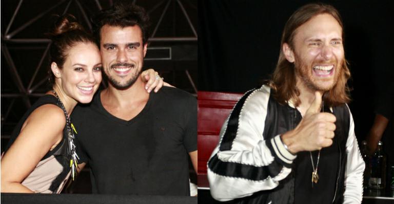 Paolla Oliveira e Joaquim Lopes curtem show de David Guetta no Rio