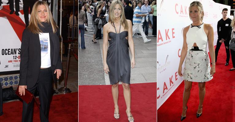 A evolução do estilo de Jennifer Aniston ao longo de 13 anos em 85 looks