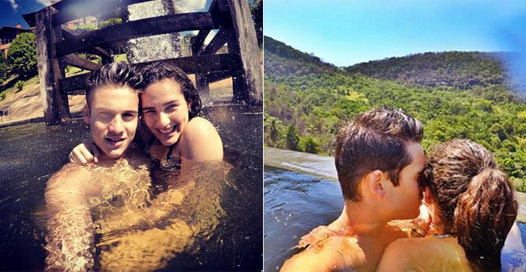 Lívian Aragão mostra foto romântica com o namorado: ‘Paz e amor’