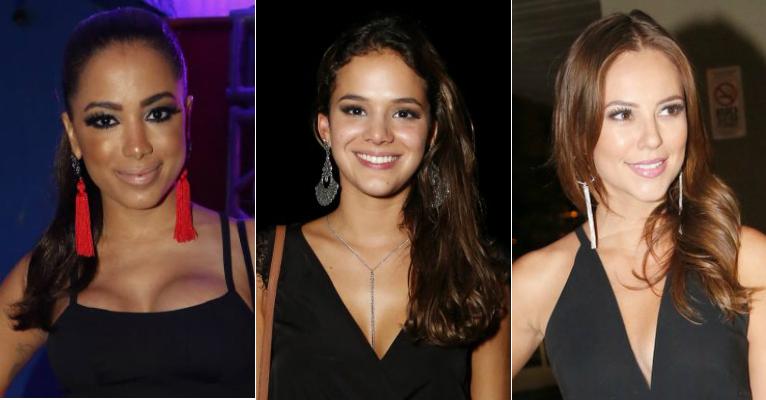 Inspire-se nas famosas e saiba quais brincos usar com vestidos pretos