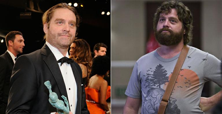 Zach Galifianakis, de ‘Se Beber Não Case’ e ‘Birdman’, surge irreconhecível após emagrecer