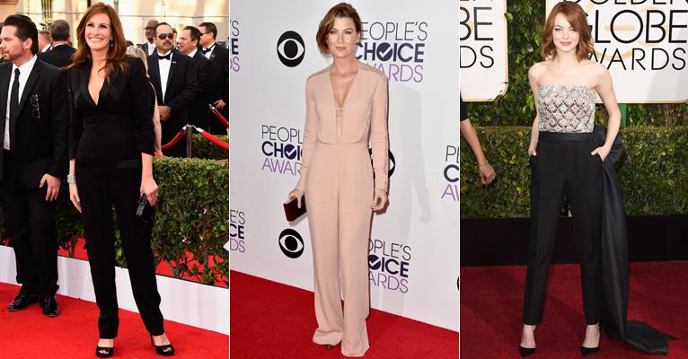Macacão conquista estrelas de Hollywood e invade o red carpet. Saiba usar
