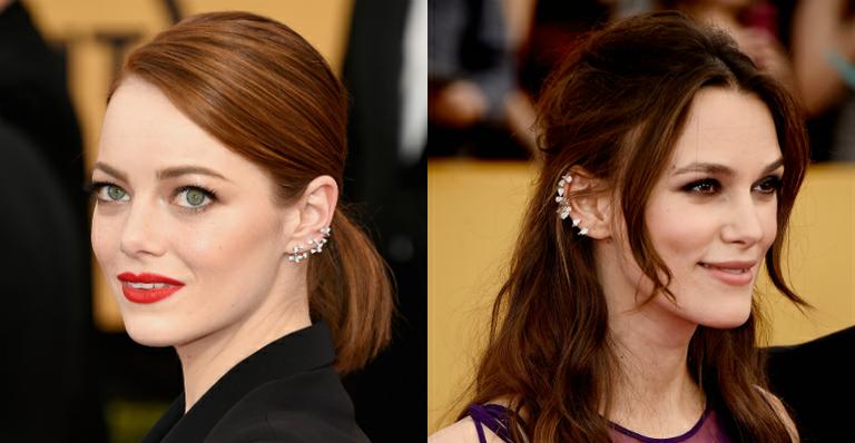 É moda: Ear cuff aparece no red carpet do SAG Awards 2015