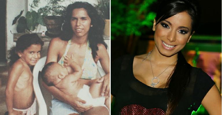 Reconhece? Anitta posta foto da infância com visual bem diferente