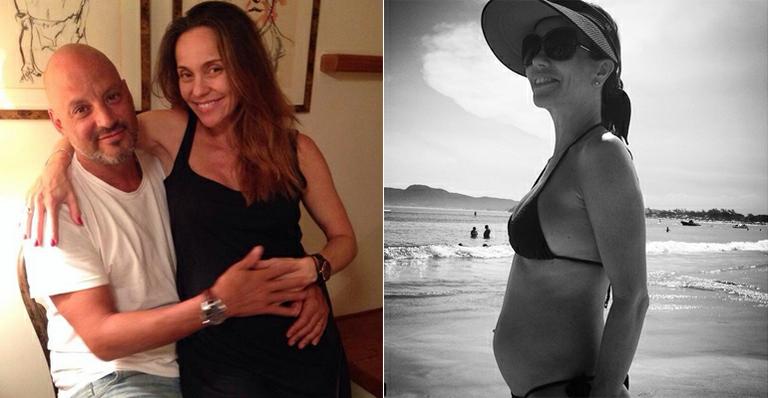 Grávida, Flávia Monteiro exibe a barriguinha e agradece carinho dos fãs