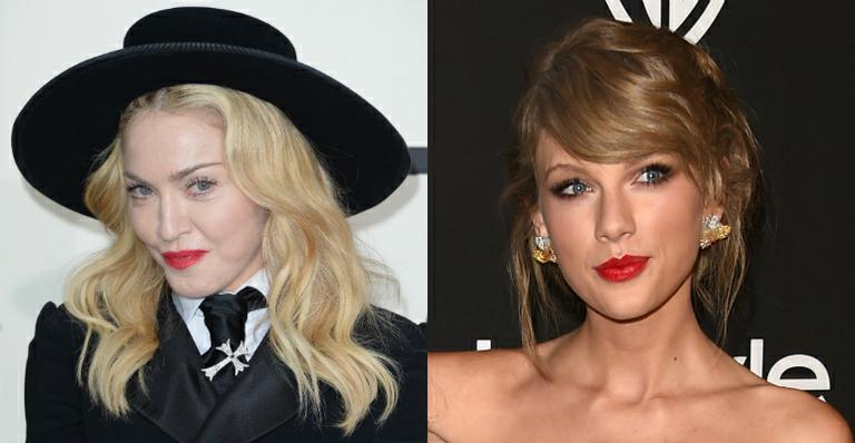 Madonna elogia Taylor Swift e a cantora agradece nas redes sociais
